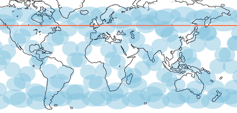 Below this line. Расположение спутников Starlink. Старлинк зона покрытия спутника. Зона охвата Старлинк.